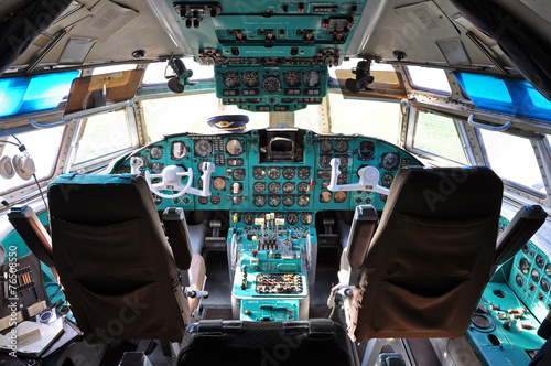 Soviet era - Ilyushin airplane cockpit