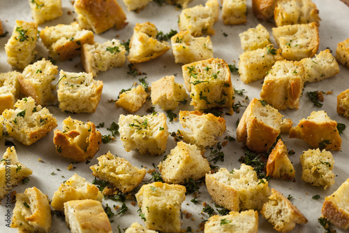 Fresh Homemade French Croutons