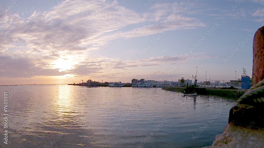 Sunset timelapse Olhão. Algarve. Portugal Sunset timelapse Olhão. Algarve. Portugal