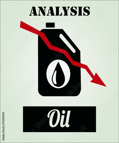 falling prices of oil and fuel, gallon of gasoline on color back