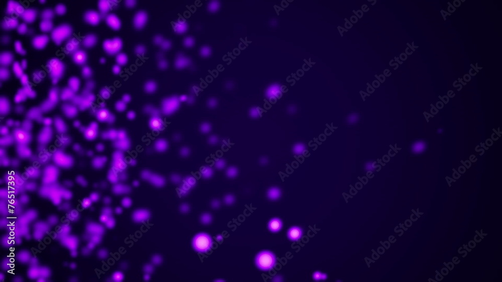 Purple Particle Background Video Loop