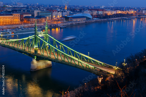 Liberty bridge in Budapest © Kavita