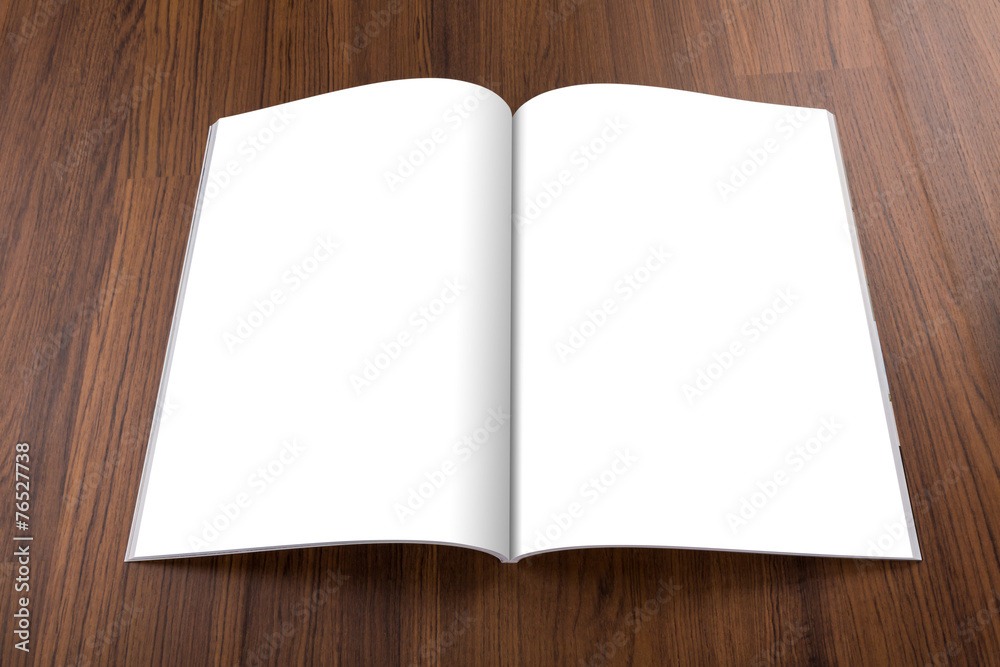 Blank catalog,brochure, magazines,book mock up on wood backgroun Blank catalog,brochure, magazines,book mock up on wood backgroun