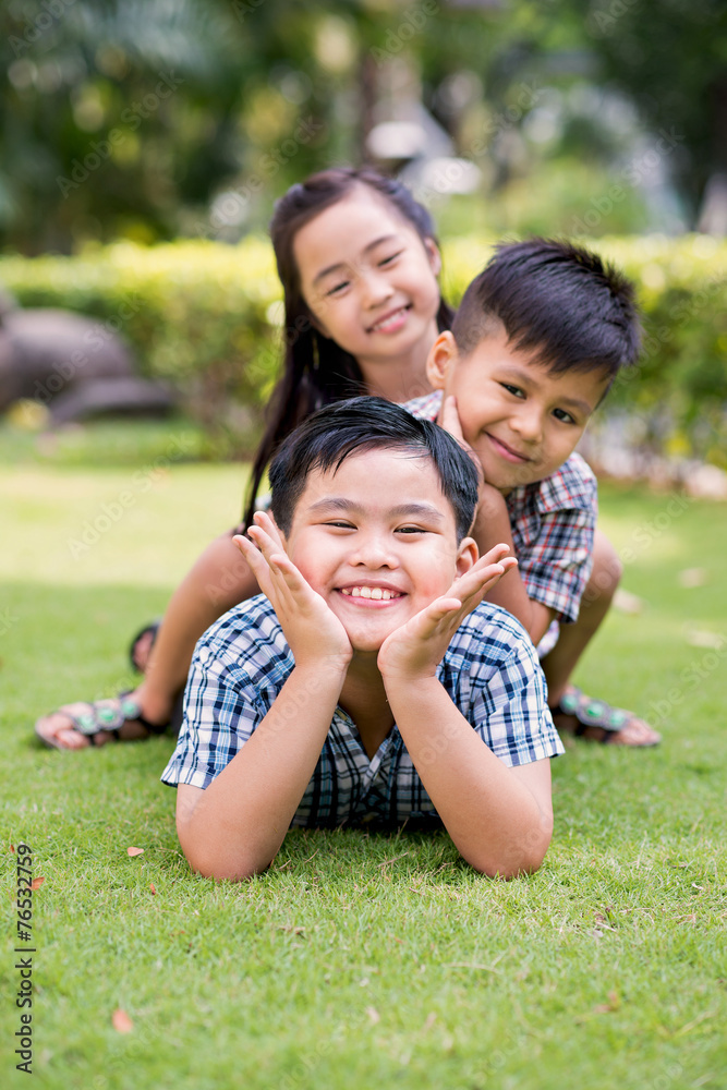 Playful children Playful children