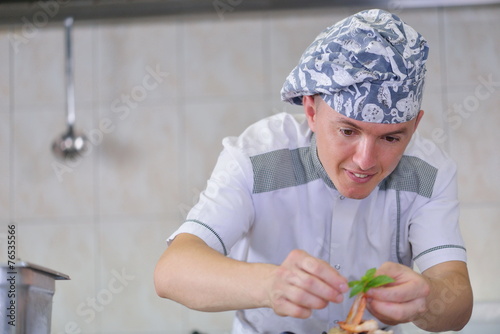 chef preparing food