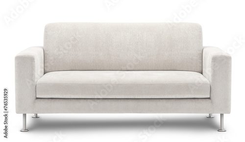 sofa furniture isolated on white background photo