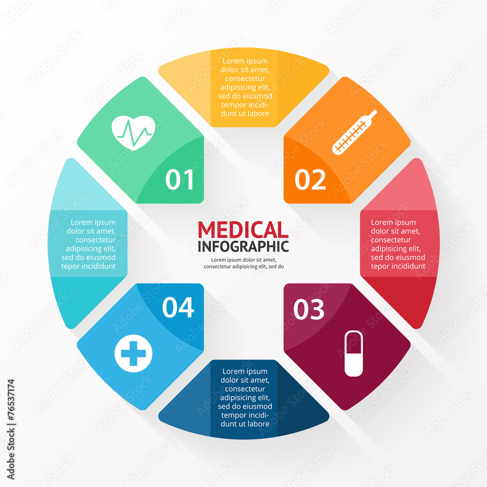 Medical plus sign healthcare hospital infographic Medical plus sign healthcare hospital infographic