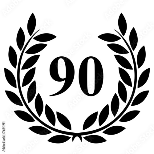 Lauriers 90 sur fond blanc