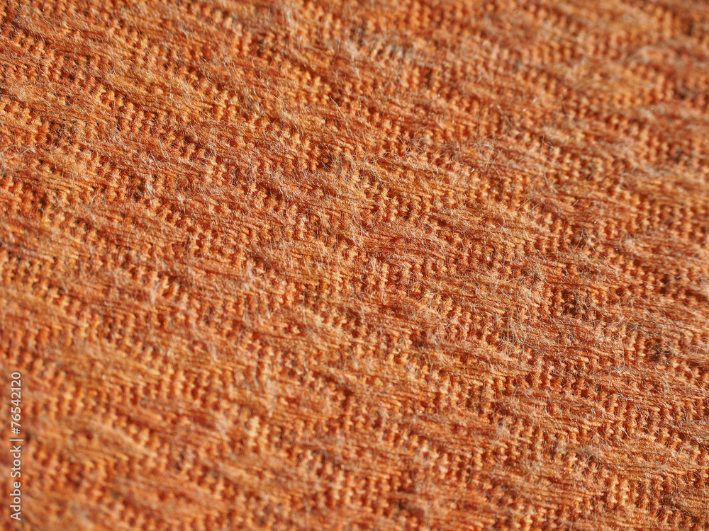 Orange fabric background Orange fabric background