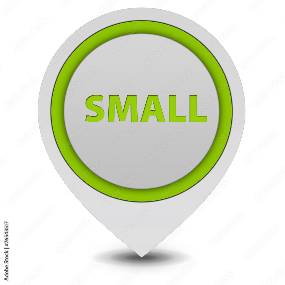 Small pointer icon on white background Small pointer icon on white background