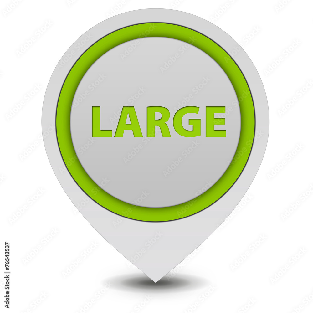 Large pointer icon on white background Large pointer icon on white background