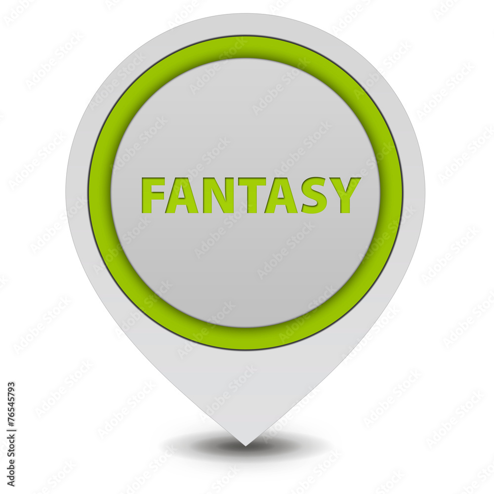 Fantasy pointer icon on white background