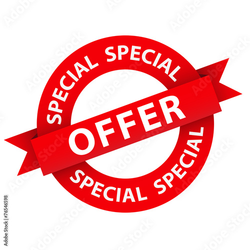 SPECIAL OFFER Marketing Stamp (label discount sale)
