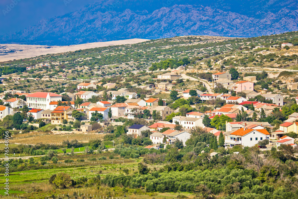 Picturesque Mediterranean island village of Kolan