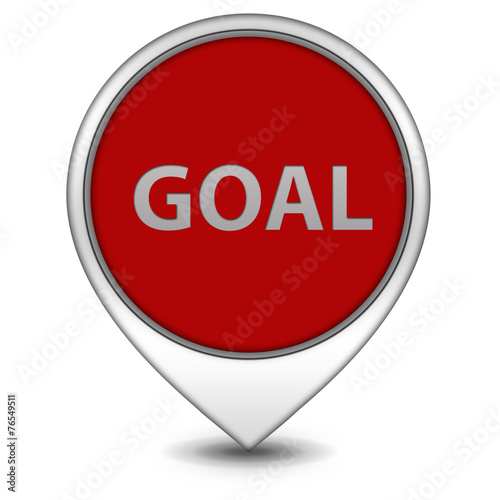 Goal pointer icon on white background Free Download Goal pointer icon on white background - GFXLoad