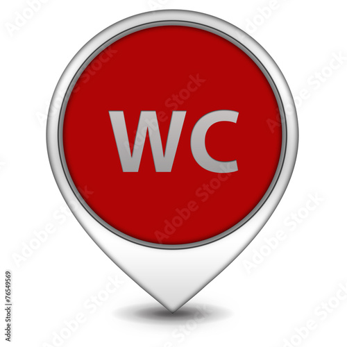 Free Download WC pointer icon on white background - GFXLoad
