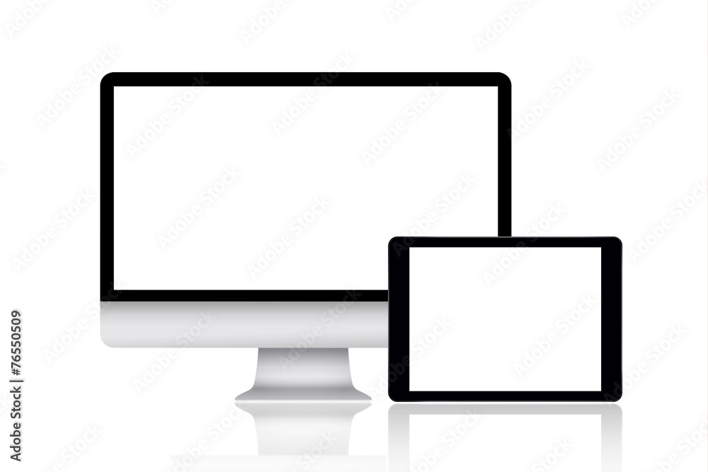 Tablet and desktop computer monitor Tablet and desktop computer monitor