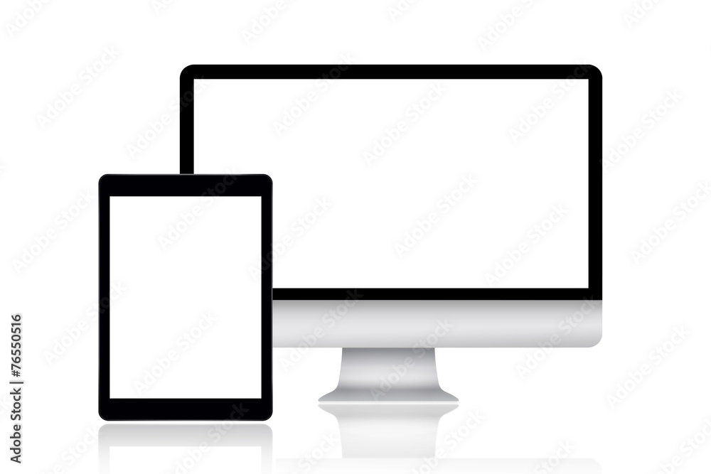 Computer monitor and tablet pc Computer monitor and tablet pc