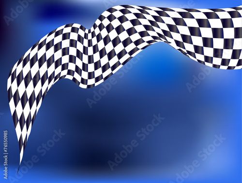 checkered flag race background vector