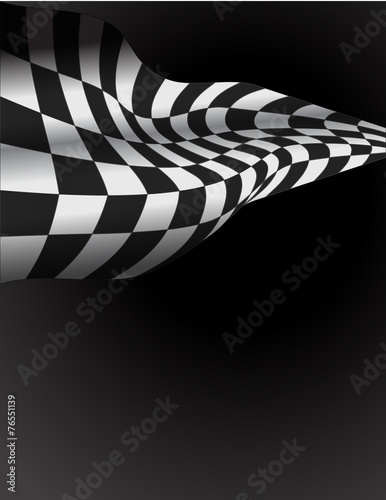 checkered flag race background vector