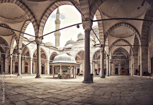 Sehzade mosque courtyard