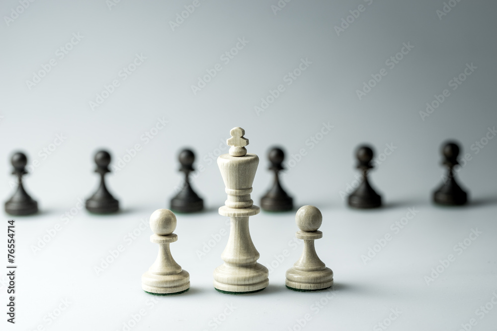 Chess figure, business concept strategy, leadership, team and success Chess figure, business concept strategy, leadership, team and success