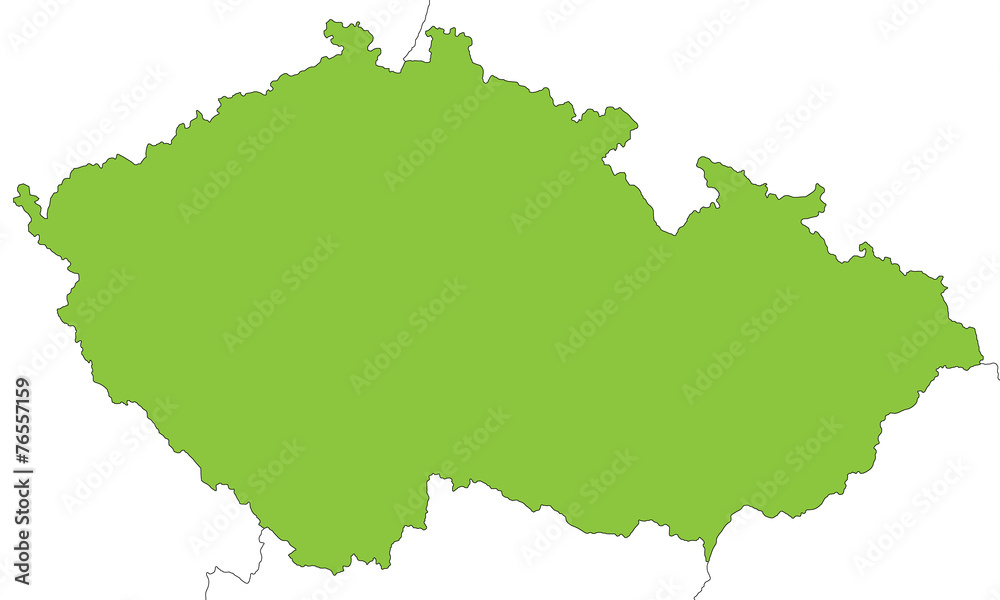 Tschechien in grün