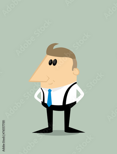 Cartoon businessman