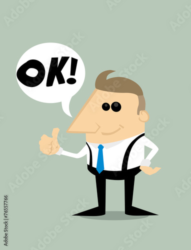 Cartoon businessman