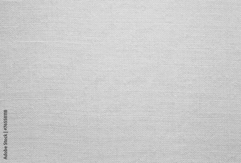 Fototapeta premium White linen texture, background with copy space