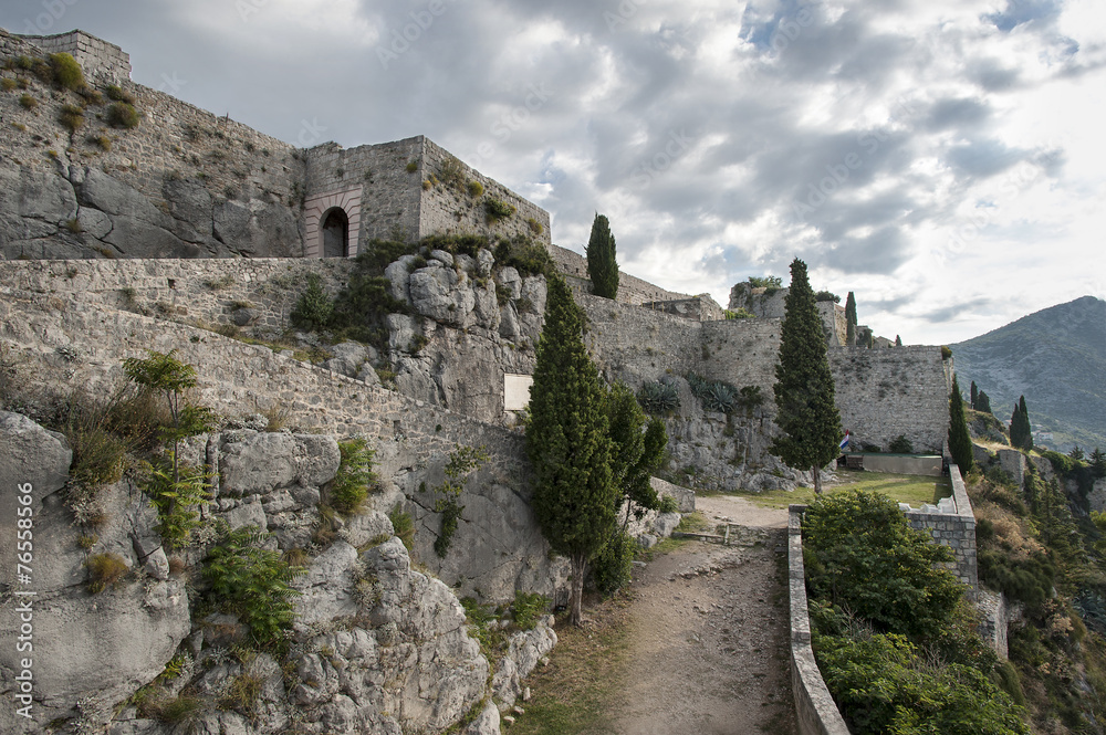 Alte Festung in Klis, als Drehort TV Serie „Game of Thrones“ in Split, Kroatien 