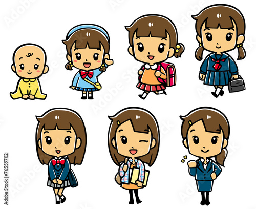 女の子の成長