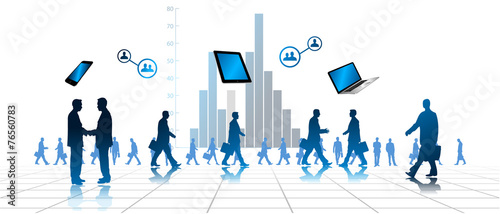 affari, network, internet, comunicazione
