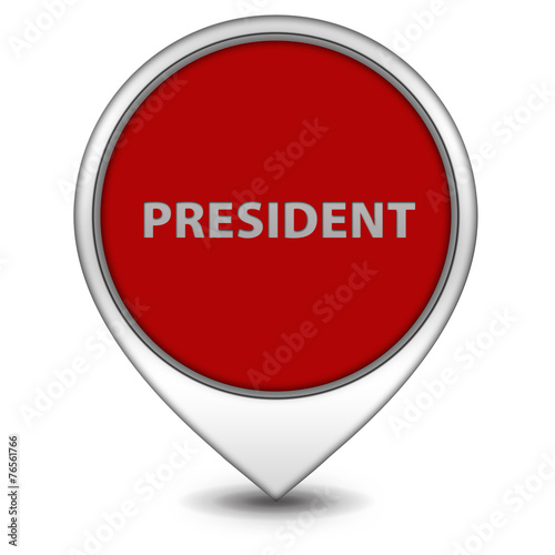 Free Download President pointer icon on white background - GFXLoad