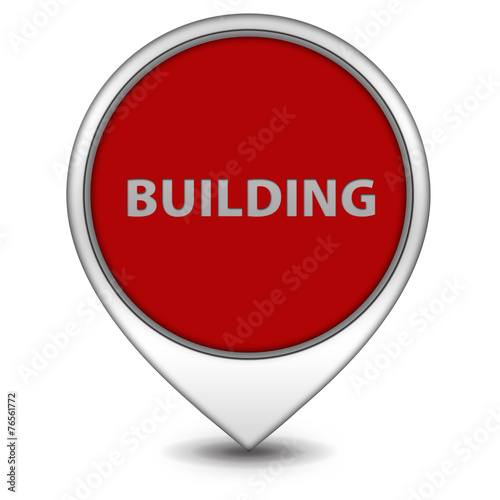 Free Download building pointer icon on white background - GFXLoad
