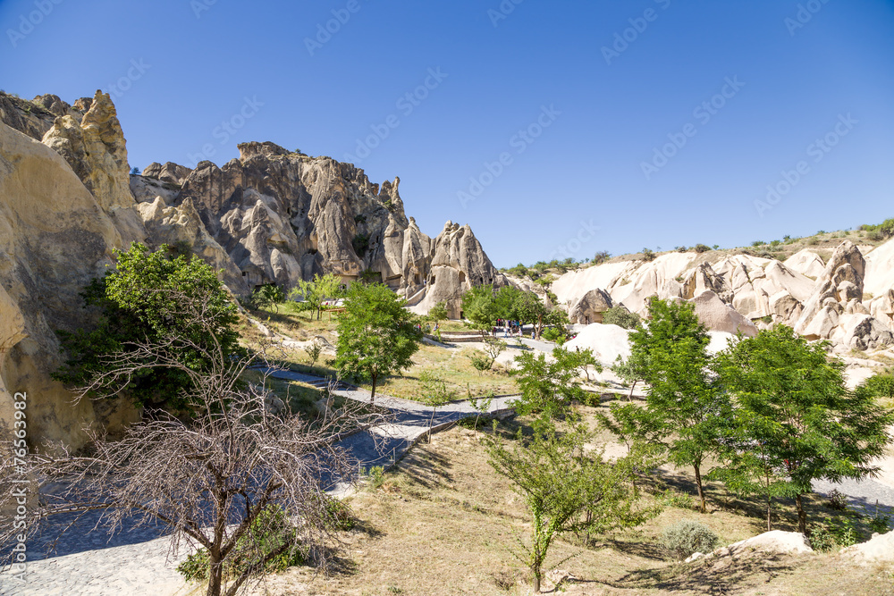 Cappadocia. General view of the ancient cave monastery complex