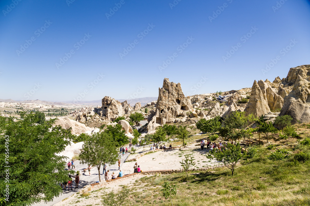Cappadocia. Cave monastery complex at Open Air Museum Göreme.