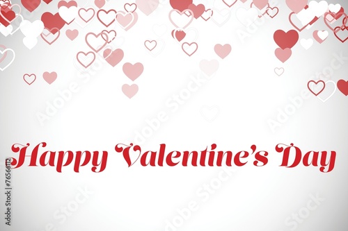 Composite image of cute valentines message