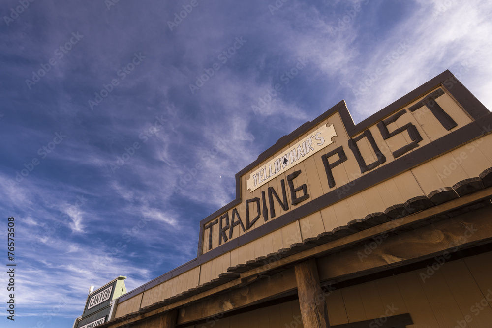 Obraz premium Western building