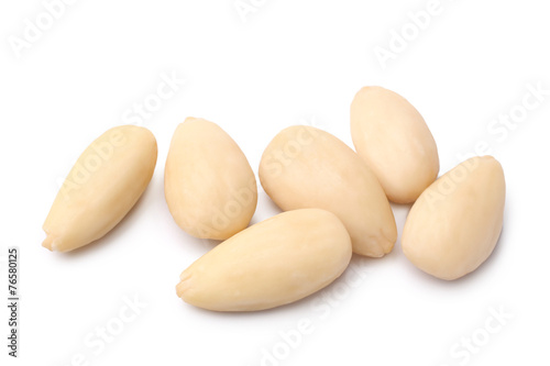 Blanched almonds photo
