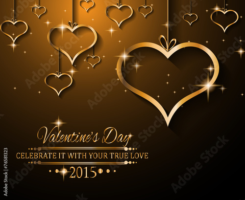 Valentines Day background for dinner invitations, romantic