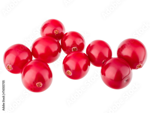 cranberry isolated on white background cutout