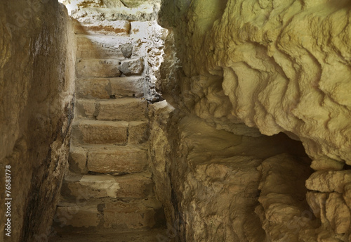 Aladzha. Christian cave monastery. Bulgaria photo