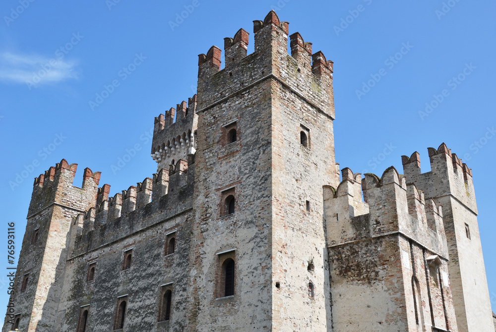 Castello Scaligero di Sirmione (Sirmione Castle), built in XIV c