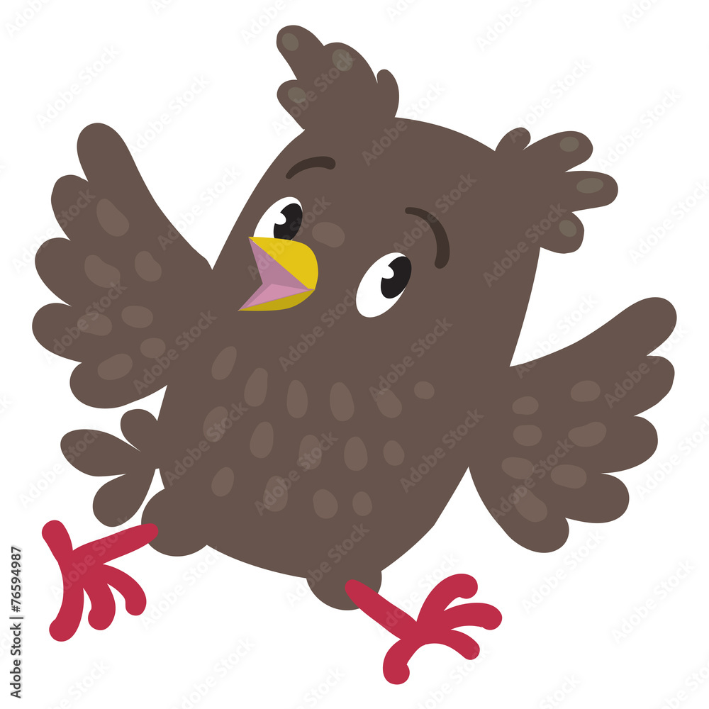 Trowbled running owl