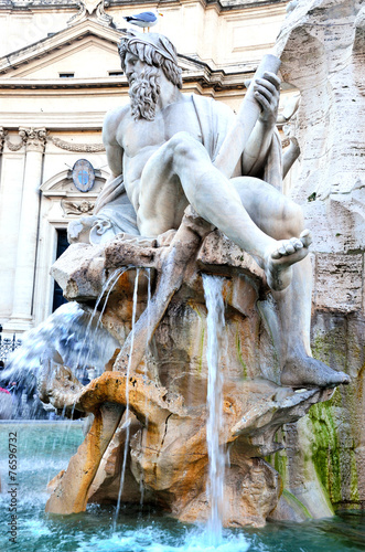 Fountain of the Four Rivers architect Gian Lorenzo Bernini, Piaz photo