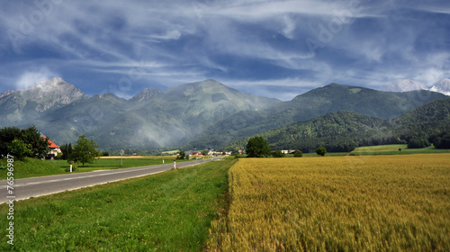 Gorenjska landscape, Slovenia