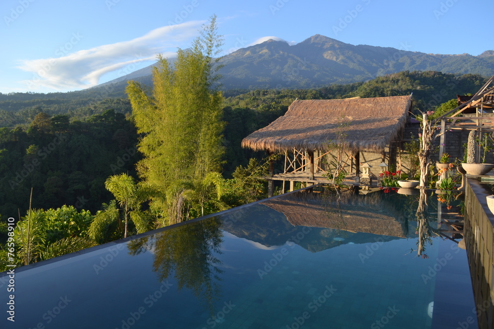Obraz premium vulcano rinjani