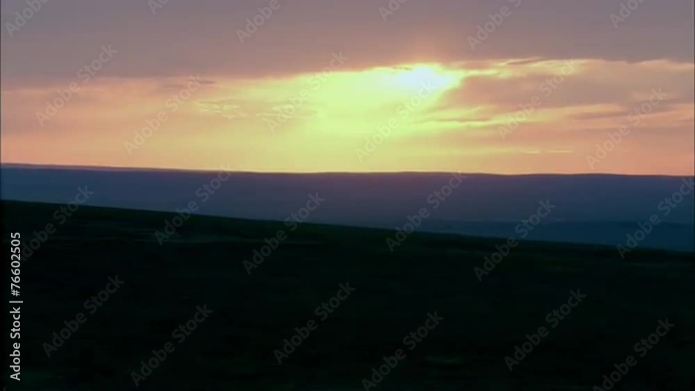 Grasslands Plain Prairie Sunset Grasslands Plain Prairie Sunset