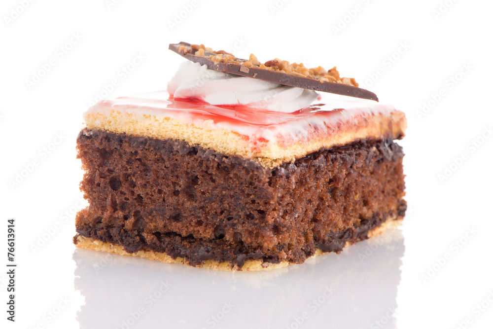 Piece of chocolate cake Piece of chocolate cake